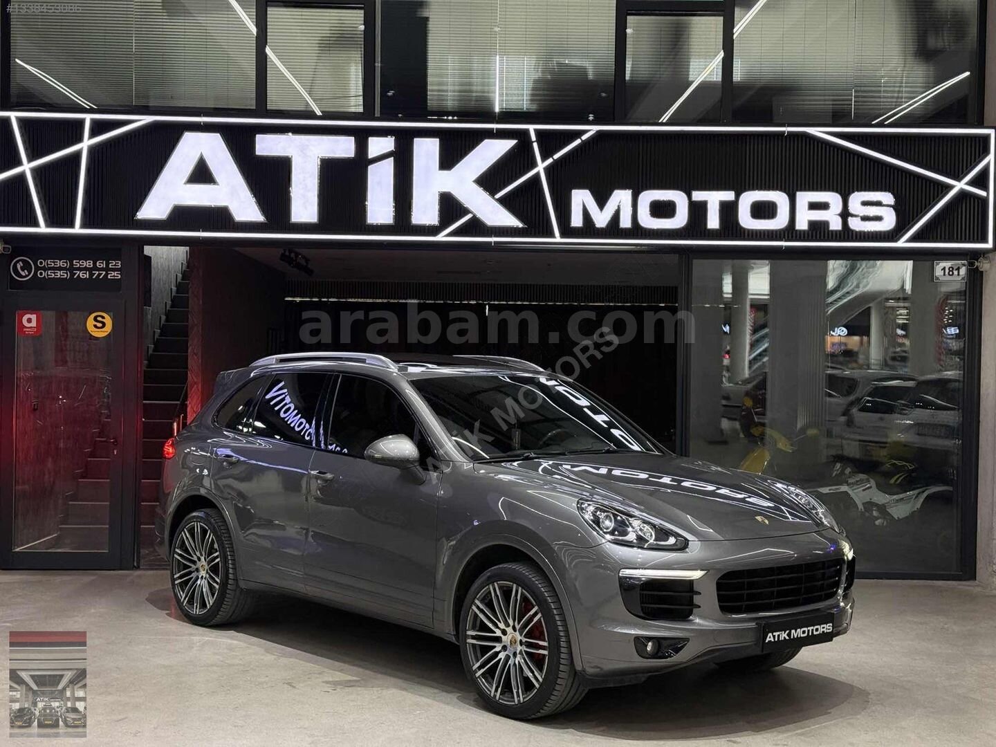 ATİK MOTORS|PORSCHE CAYENNE BAYİİ MAKYAJLI AİR CHRONO VAKUM 3