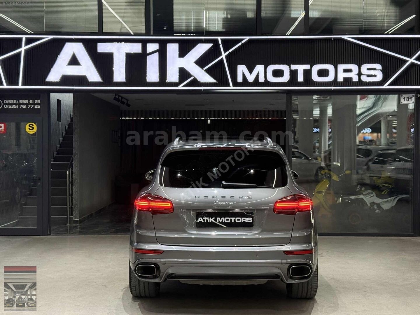 ATİK MOTORS|PORSCHE CAYENNE BAYİİ MAKYAJLI AİR CHRONO VAKUM 5