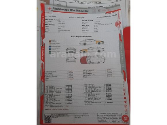 おみつページ Sahibinden Chevrolet Aveo 1.4 SE 2011 Model Mersin 120.500 KM Gri
