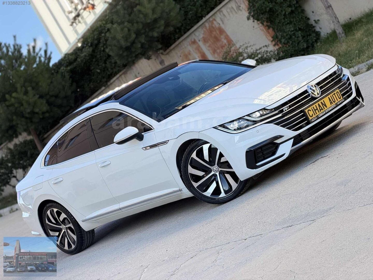 Galeriden Volkswagen Arteon 1.5 TSI R Line 2018 Model Yozgat 166.000 km Beyaz 4