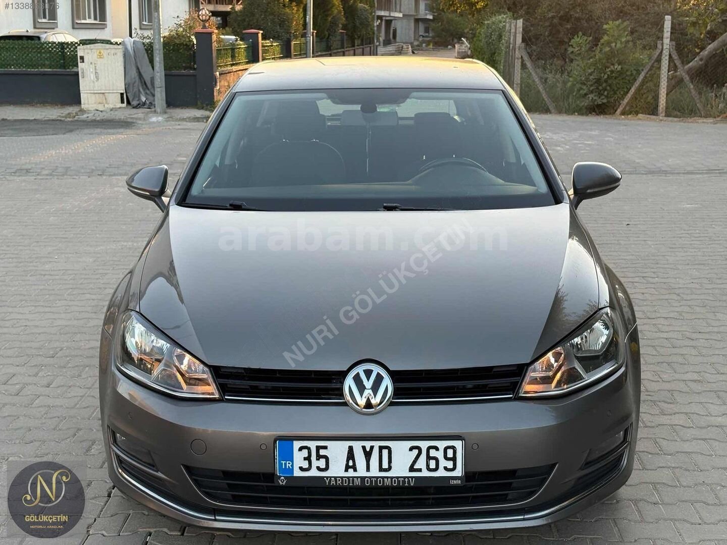 Galeriden Volkswagen Golf 1.6 TDi BlueMotion Comfortline 2015 Model Aydın 156.000 km Gri 1