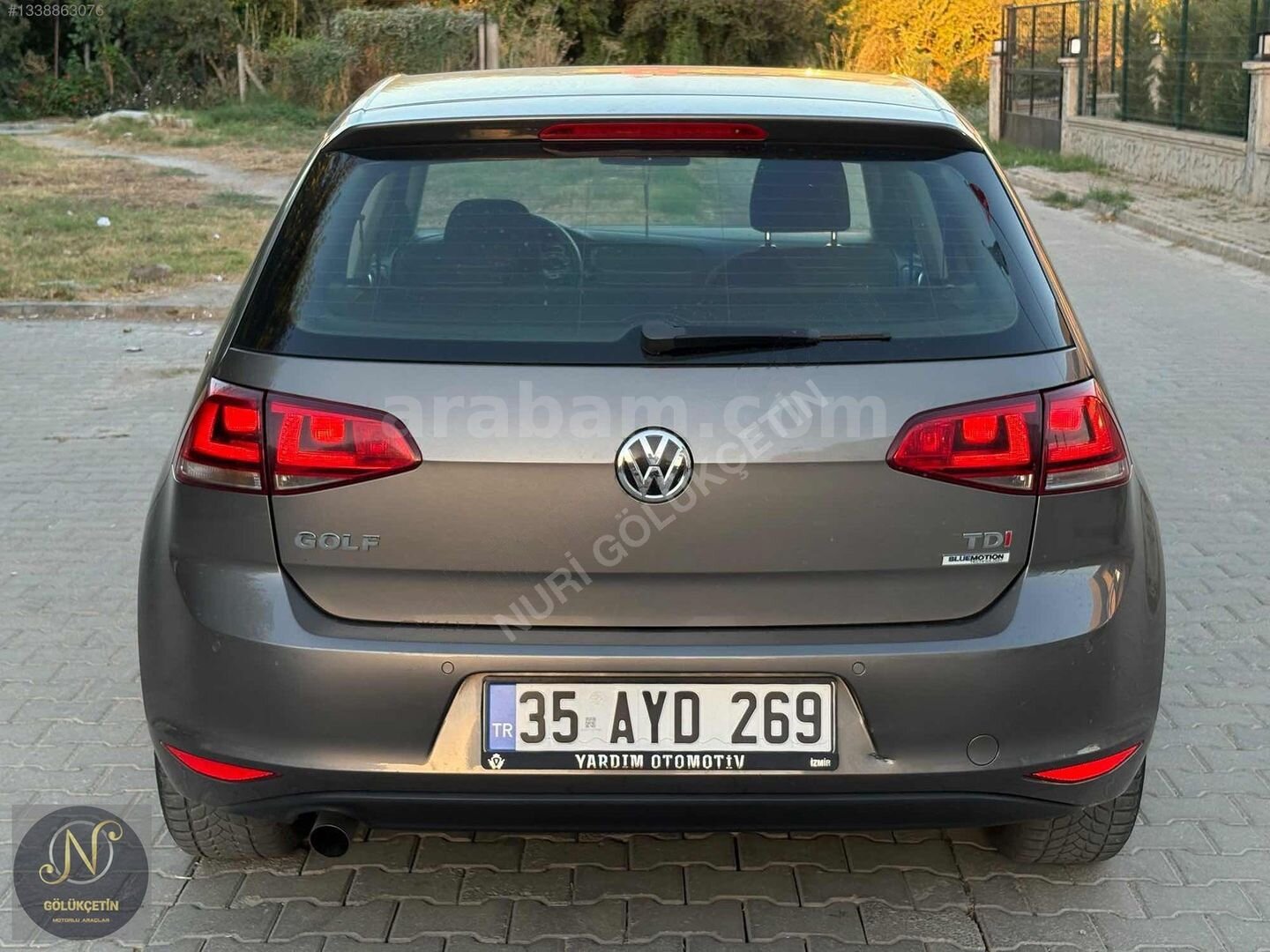 Galeriden Volkswagen Golf 1.6 TDi BlueMotion Comfortline 2015 Model Aydın 156.000 km Gri 5