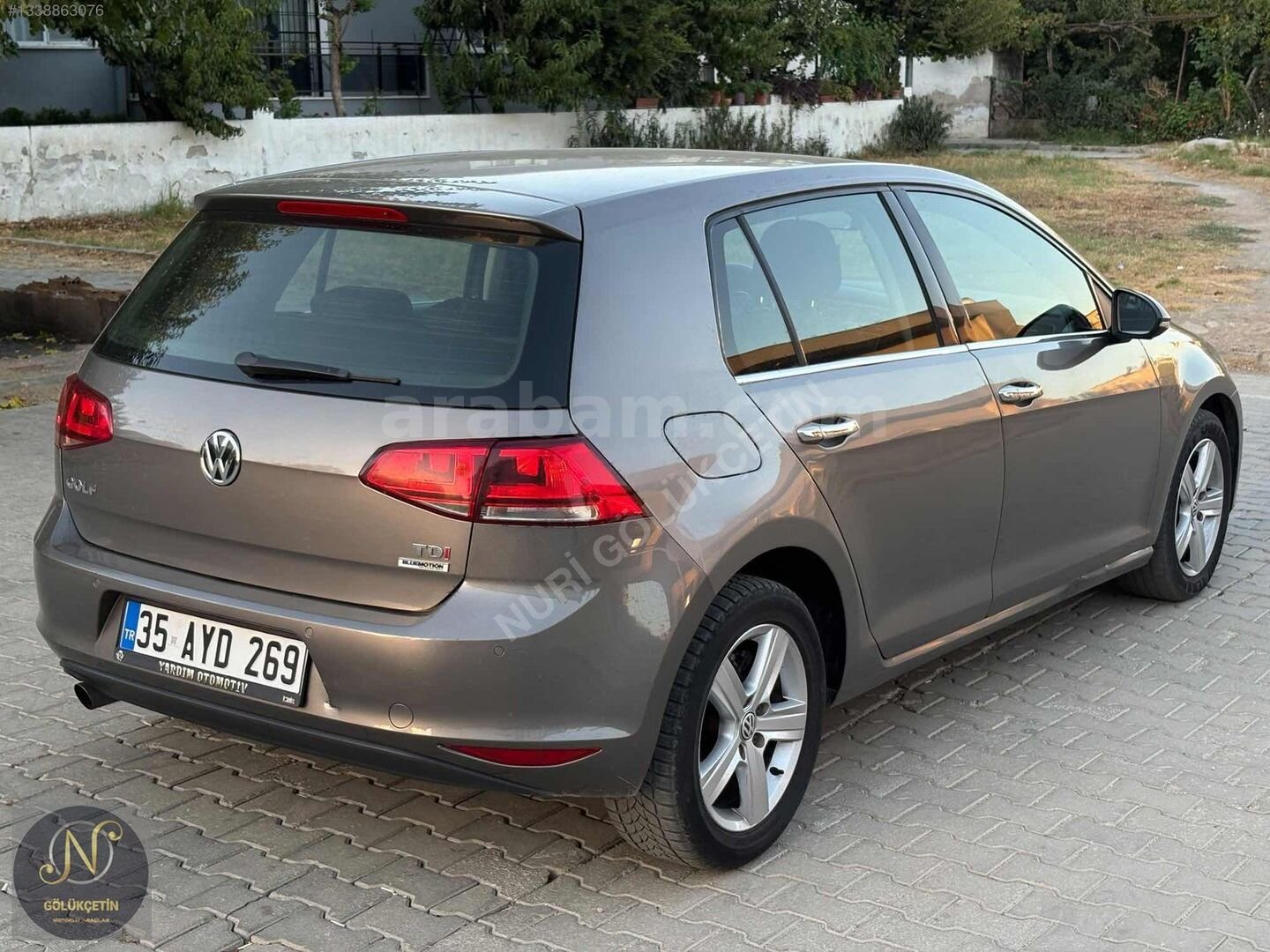 Galeriden Volkswagen Golf 1.6 TDi BlueMotion Comfortline 2015 Model Aydın 156.000 km Gri 6