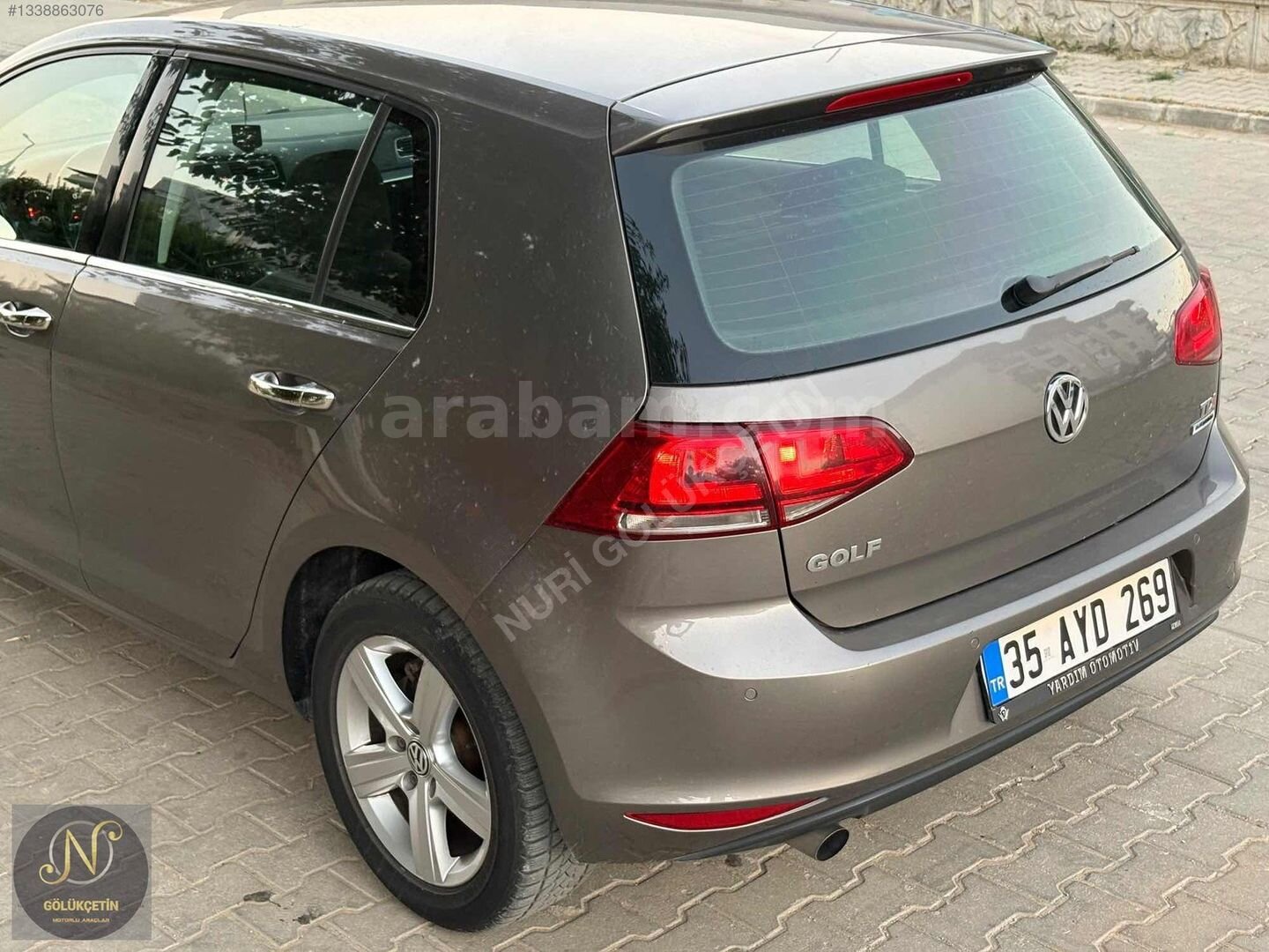 Galeriden Volkswagen Golf 1.6 TDi BlueMotion Comfortline 2015 Model Aydın 156.000 km Gri 4