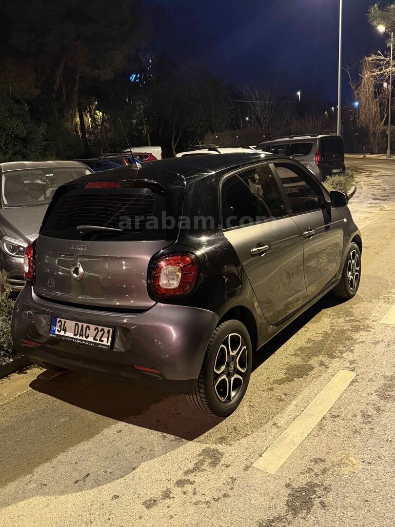 Sahibinden Smart ForFour 1.0 Passion 2016 Model Ankara 99.077 km Gri (titanyum) 1