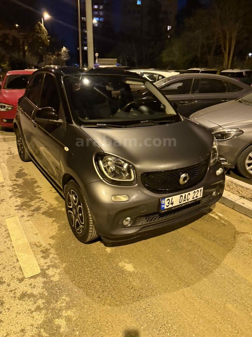 Sahibinden Smart ForFour 1.0 Passion 2016 Model Ankara 99.077 km Gri (titanyum) 2