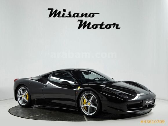Galeriden Ferrari 458 Italia 2012 Model İstanbul 44.711 km Siyah