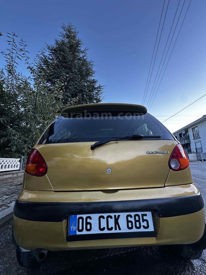 Sahibinden Daewoo Matiz 0.8 SE 1999 Model Isparta 277.777 km Sarı 5