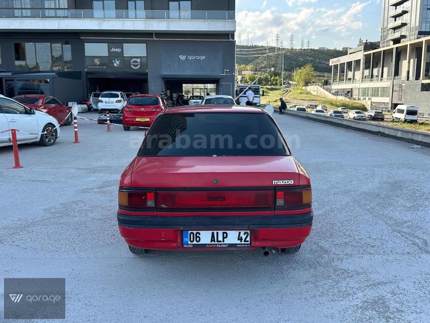 Galeriden Mazda 323 1.6 GLX 1991 Model Ankara 320.000 km Kırmızı 6
