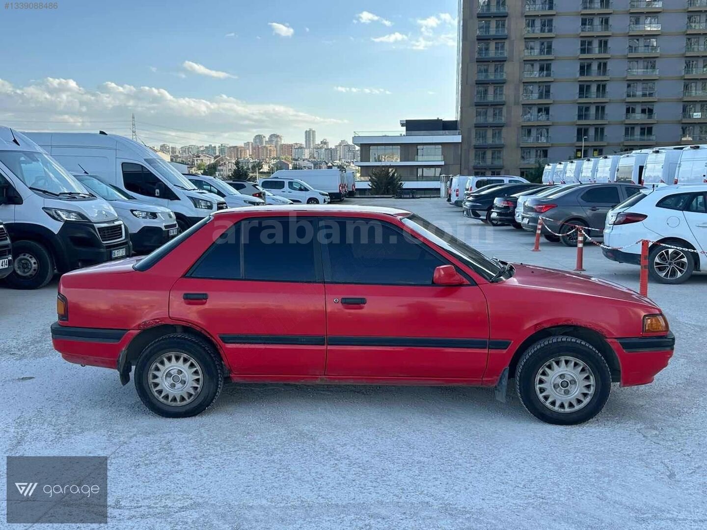 Galeriden Mazda 323 1.6 GLX 1991 Model Ankara 320.000 km Kırmızı 4