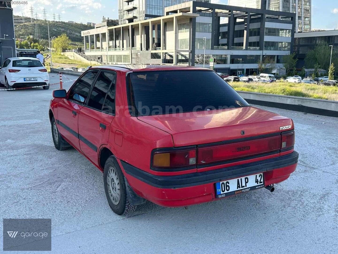 Galeriden Mazda 323 1.6 GLX 1991 Model Ankara 320.000 km Kırmızı 7