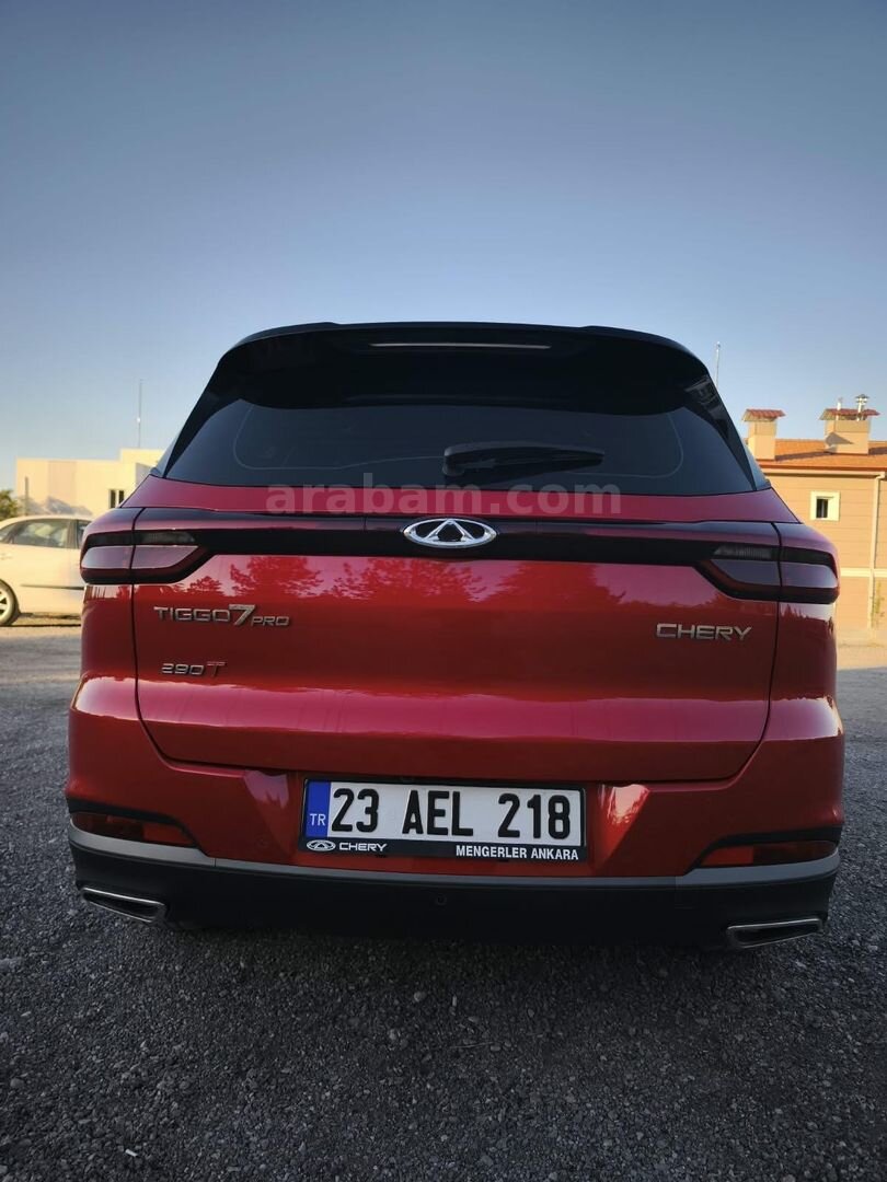 Sahibinden Chery Tiggo 7 Pro 1.6 TGDI Luxury 2023 Model Ankara 58.000 km Kırmızı 6