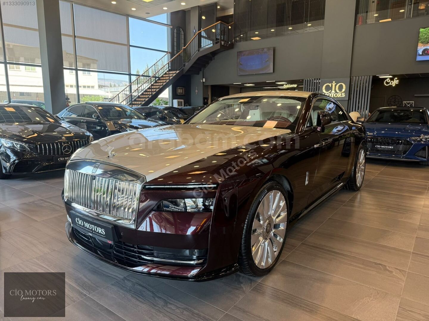 Galeriden Rolls-Royce Spectre Coupe 2024 Model İzmir 7.000 km Kırmızı 3