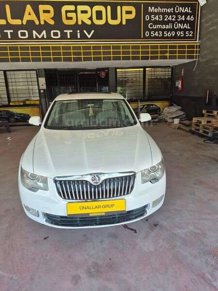 Galeriden Skoda SuperB 1.6 TDI Prestige 2012 Model Gaziantep 250.000 km Beyaz