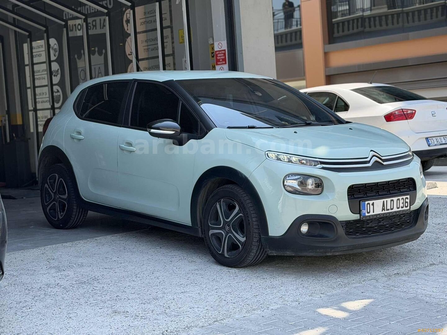 Galeriden Citroen C3 1.6 BlueHDI Feel 2017 Model Mersin 217.000 km Yeşil 4