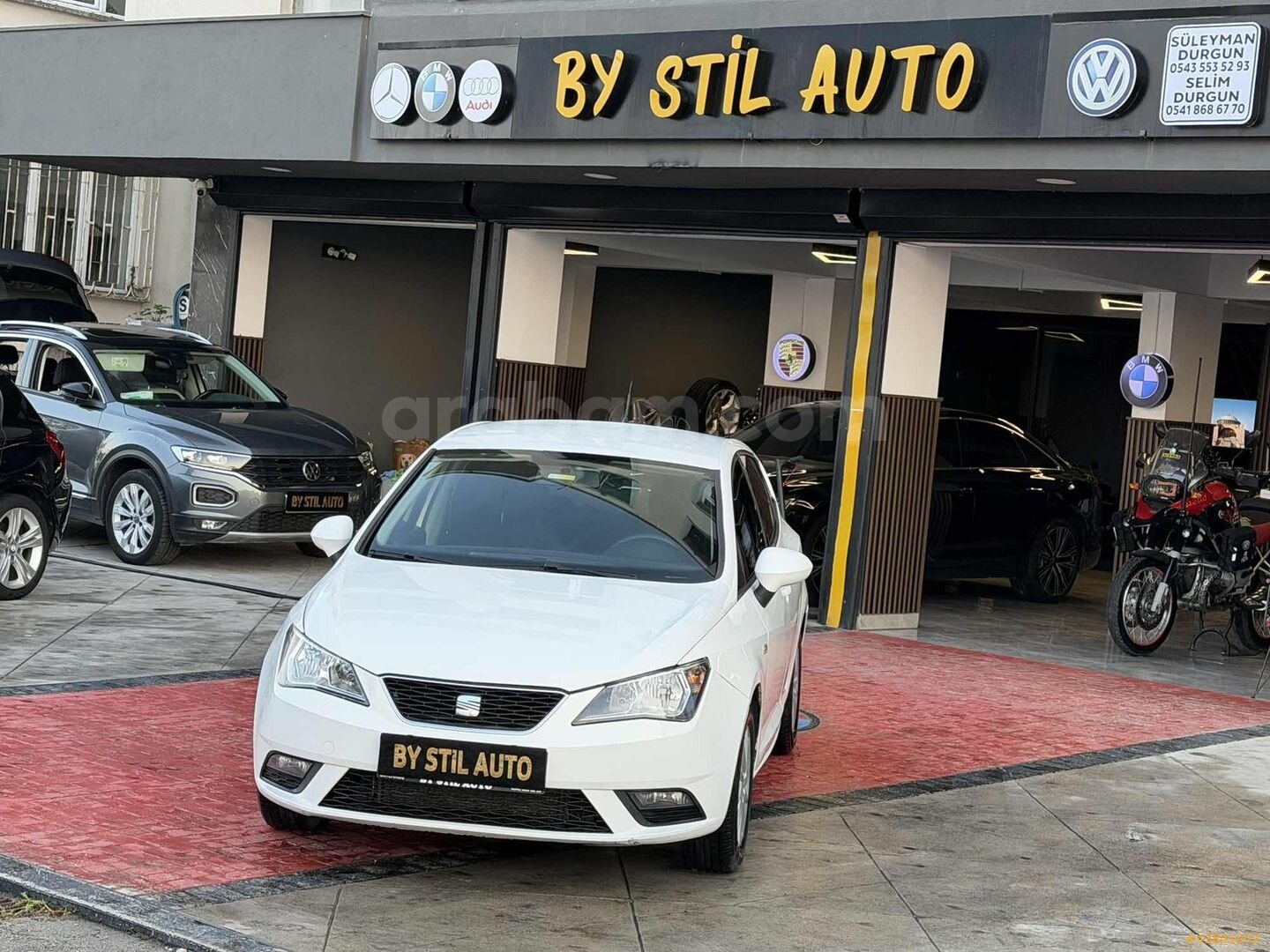 Galeriden Seat Ibiza 1.4 Style 2013 Model Ordu 247.000 km Beyaz 1