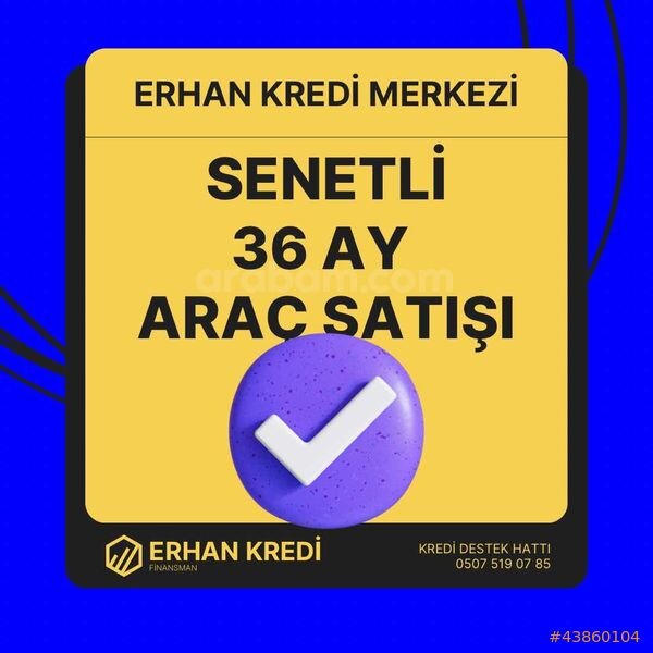 ERHAN OTOMOTİV-0.99KREDİ/170.000 TL PESIN KALAN SENET ALFA ROMEO 3