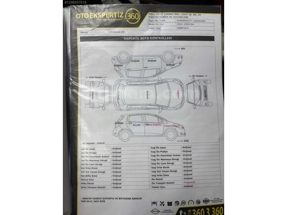 Galeriden Hyundai i20 1.0 T-GDI Jump 2024 Model Konya 22.000 KM