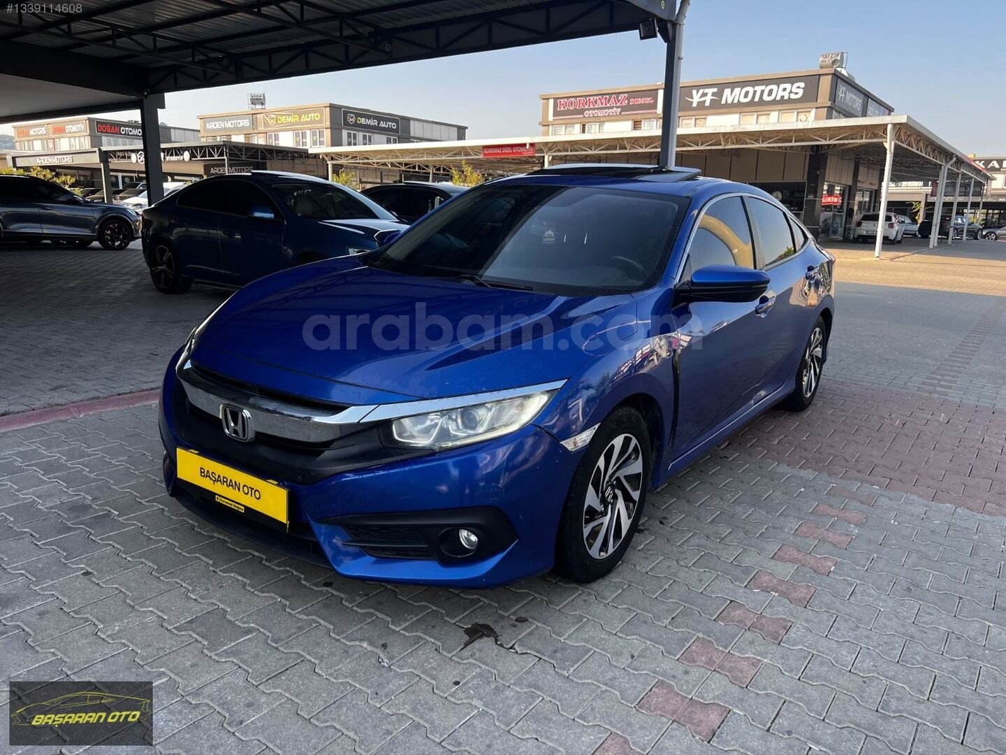 Galeriden Honda Civic 1.6i VTEC Eco Elegance 2019 Model Mersin 247.000 km Mavi 2