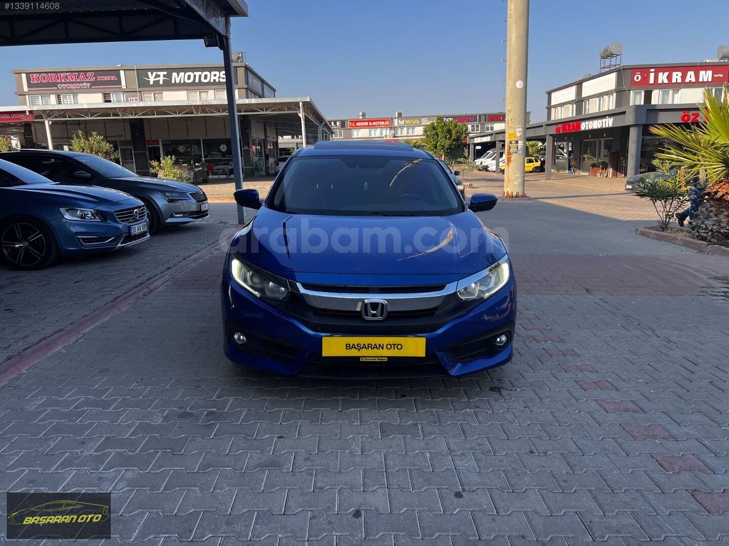 Galeriden Honda Civic 1.6i VTEC Eco Elegance 2019 Model Mersin 247.000 km Mavi 6