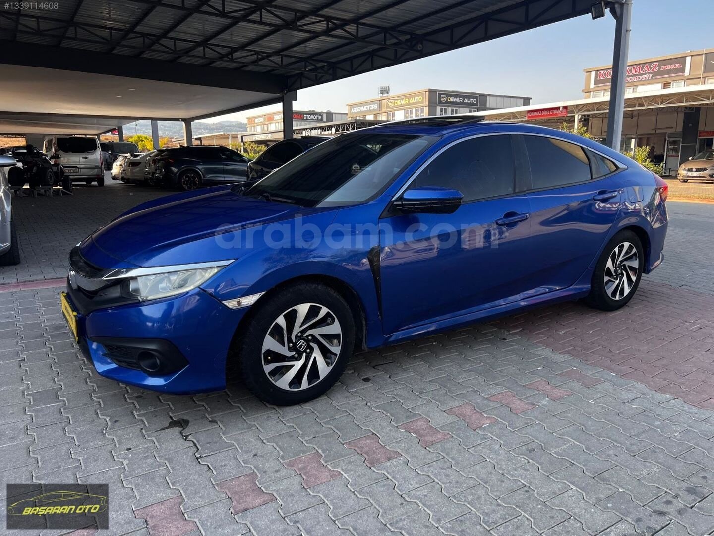 Galeriden Honda Civic 1.6i VTEC Eco Elegance 2019 Model Mersin 247.000 km Mavi 5