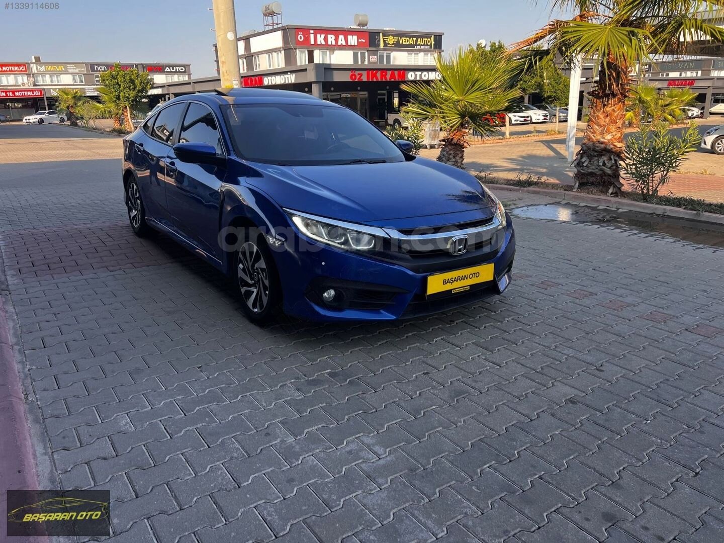 Galeriden Honda Civic 1.6i VTEC Eco Elegance 2019 Model Mersin 247.000 km Mavi 7