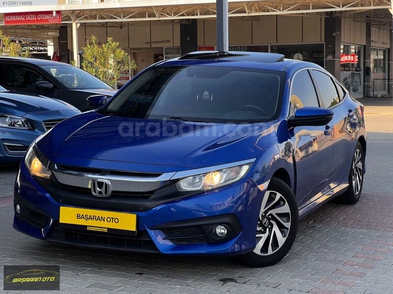 Galeriden Honda Civic 1.6i VTEC Eco Elegance 2019 Model Mersin 247.000 km Mavi