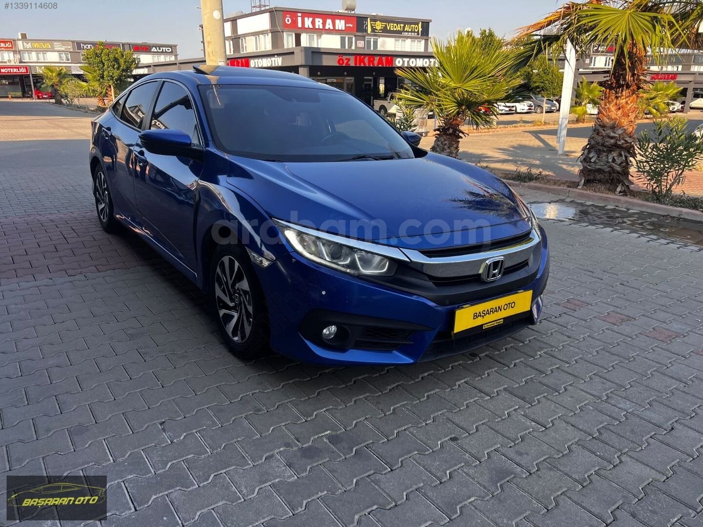 Galeriden Honda Civic 1.6i VTEC Eco Elegance 2019 Model Mersin 247.000 km Mavi 3