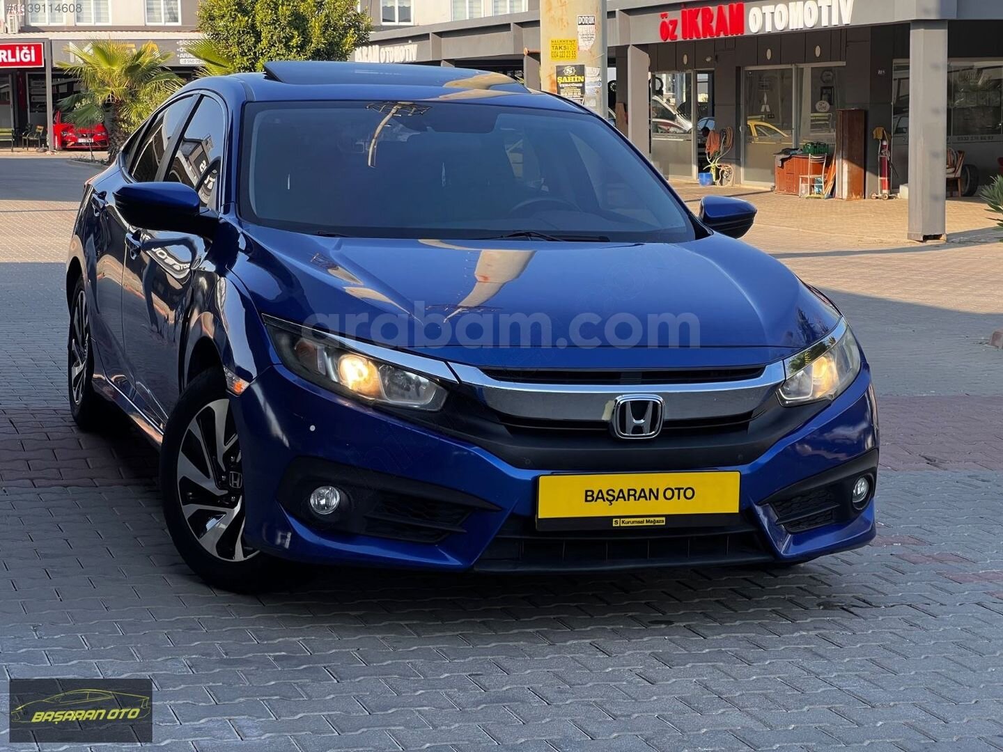 Galeriden Honda Civic 1.6i VTEC Eco Elegance 2019 Model Mersin 247.000 km Mavi 4