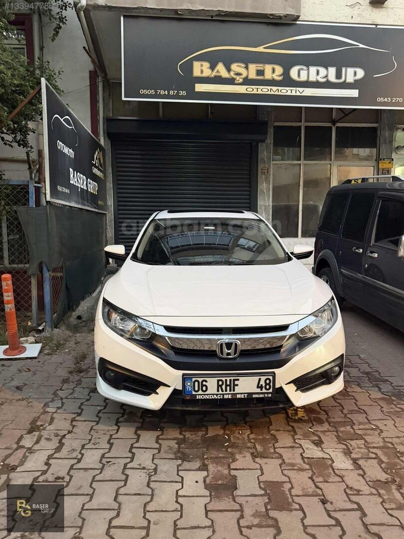 Galeriden Honda Civic 1.6i VTEC Eco Elegance 2017 Model Kırıkkale 91.000 km Beyaz 4