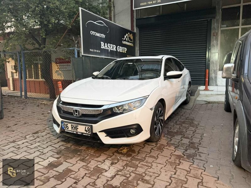 Galeriden Honda Civic 1.6i VTEC Eco Elegance 2017 Model Kırıkkale 91.000 km Beyaz 1