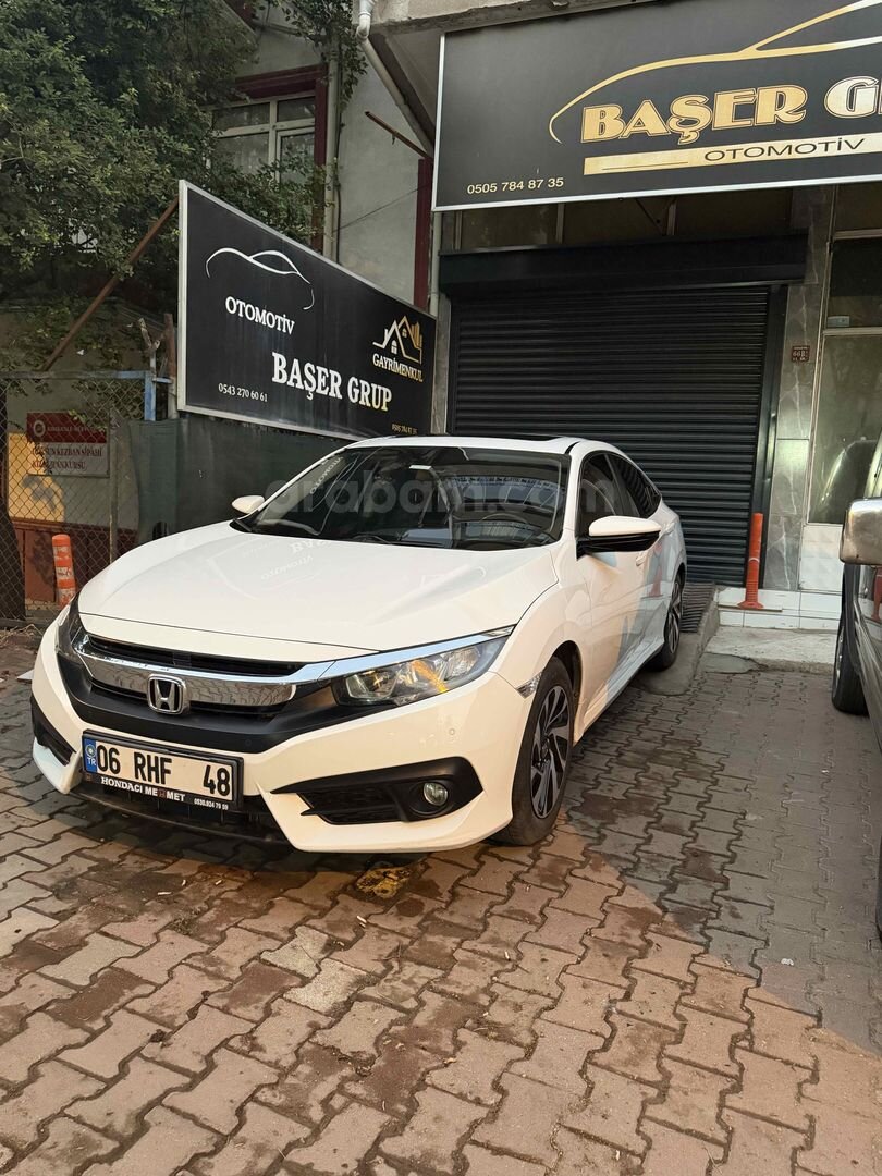 Galeriden Honda Civic 1.6i VTEC Eco Elegance 2017 Model Kırıkkale 91.000 km Beyaz 5