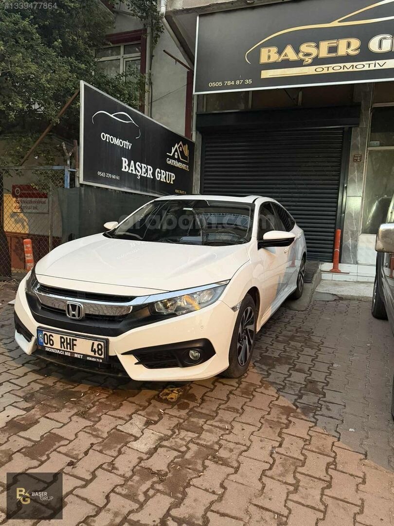 Galeriden Honda Civic 1.6i VTEC Eco Elegance 2017 Model Kırıkkale 91.000 km Beyaz 6
