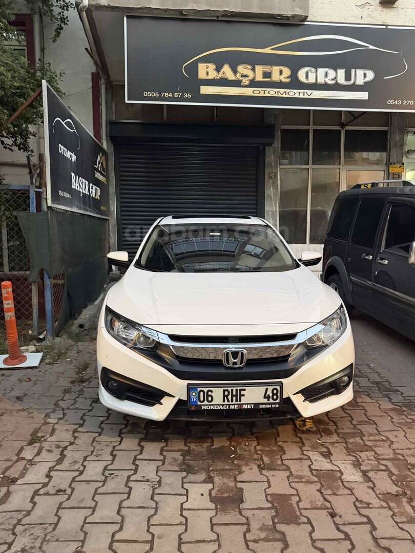 Galeriden Honda Civic 1.6i VTEC Eco Elegance 2017 Model Kırıkkale 91.000 km Beyaz 3