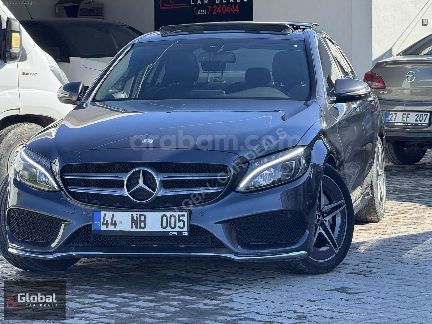 Galeriden Mercedes - Benz C 200 D AMG 2016 Model Malatya 197.000 km Füme 3