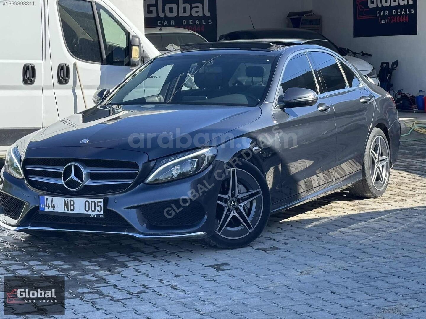 Galeriden Mercedes - Benz C 200 D AMG 2016 Model Malatya 197.000 km Füme 4