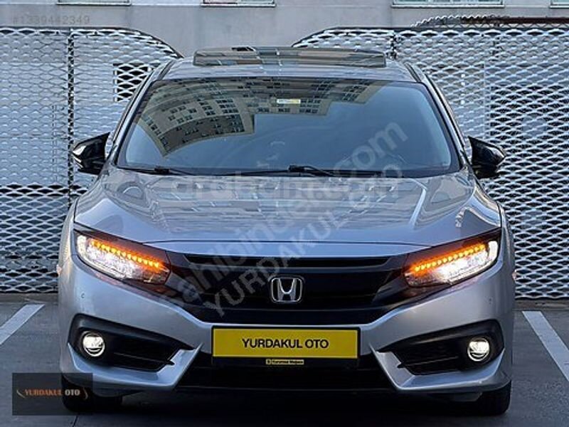 Galeriden Honda Civic 1.6i VTEC Eco Executive 2017 Model İstanbul 164.000 km Gri