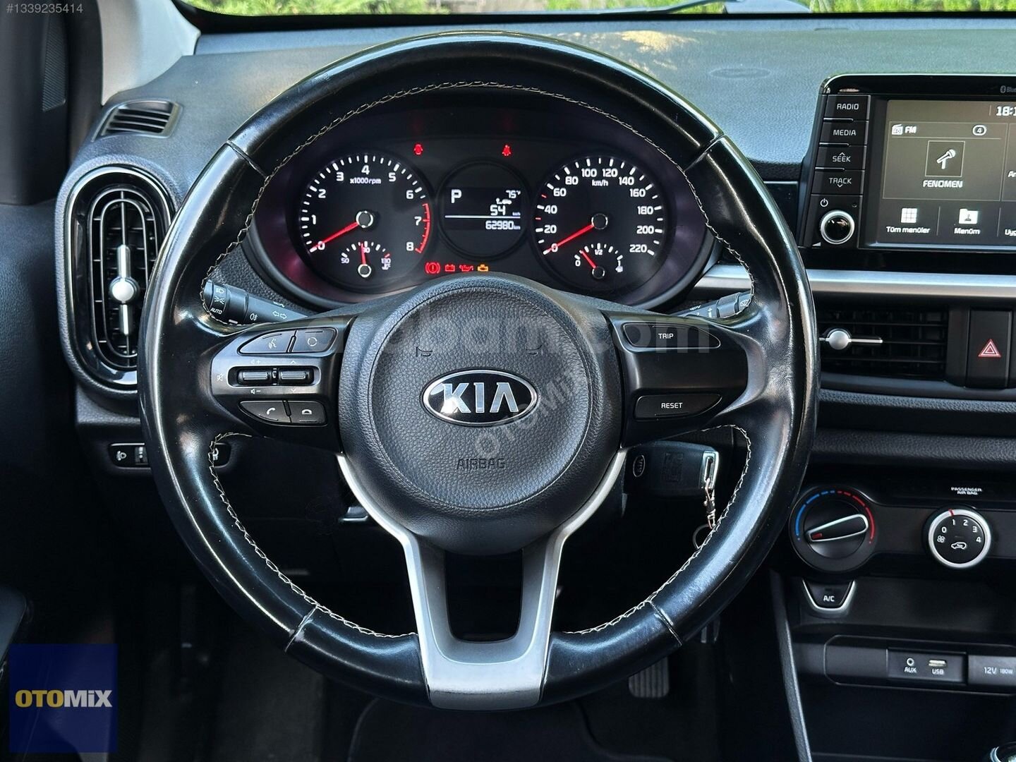 OTOMiX | 2020 PICANTO TAM OTOMATİK. BOYASIZ! 62000 KM, 12 TKST! 7