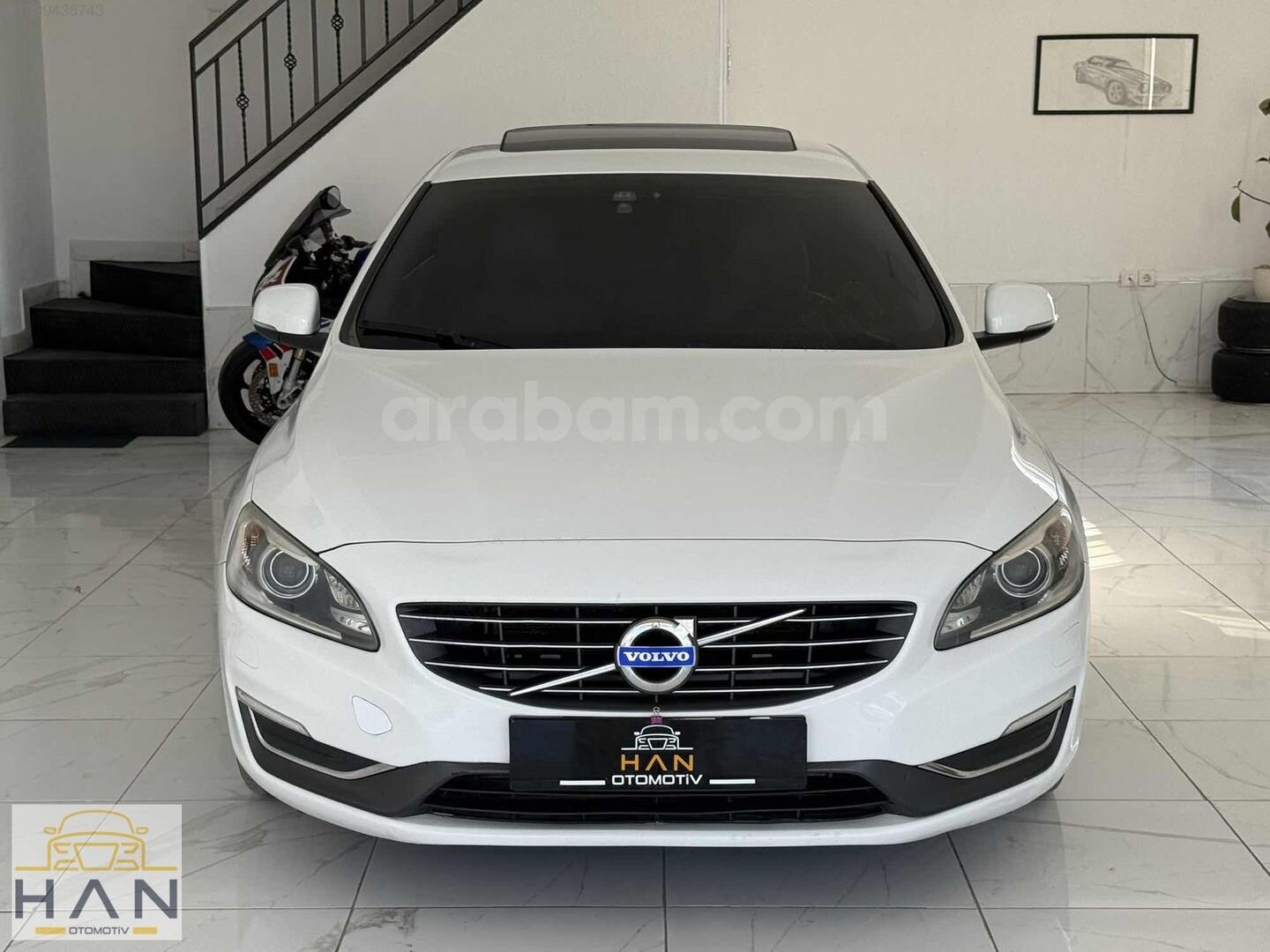 DEĞİŞENSİZ MASRAFSIZ SUNROOFLU BEYAZ 181 HP S60 DİZEL OTOMATİK 2