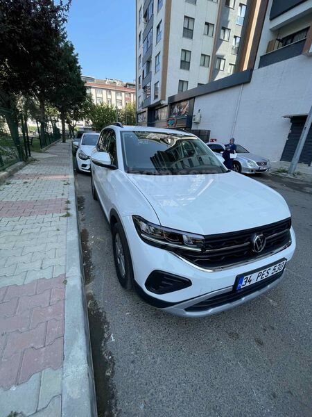 Sahibinden Volkswagen T-Cross 1.0 TSI Life 2025 Model İstanbul 10.300 km Beyaz