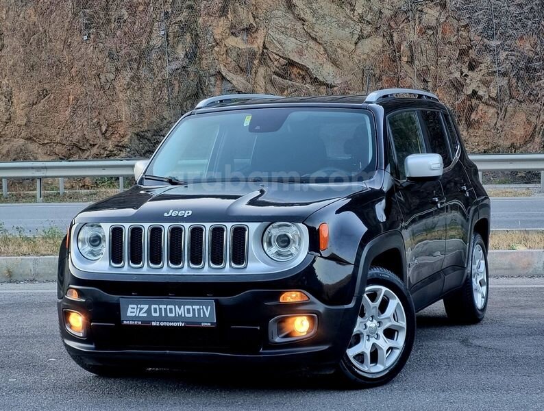 Galeriden Jeep Renegade 1.6 MultiJet Limited 2015 Model Çorum 196.500 km Siyah