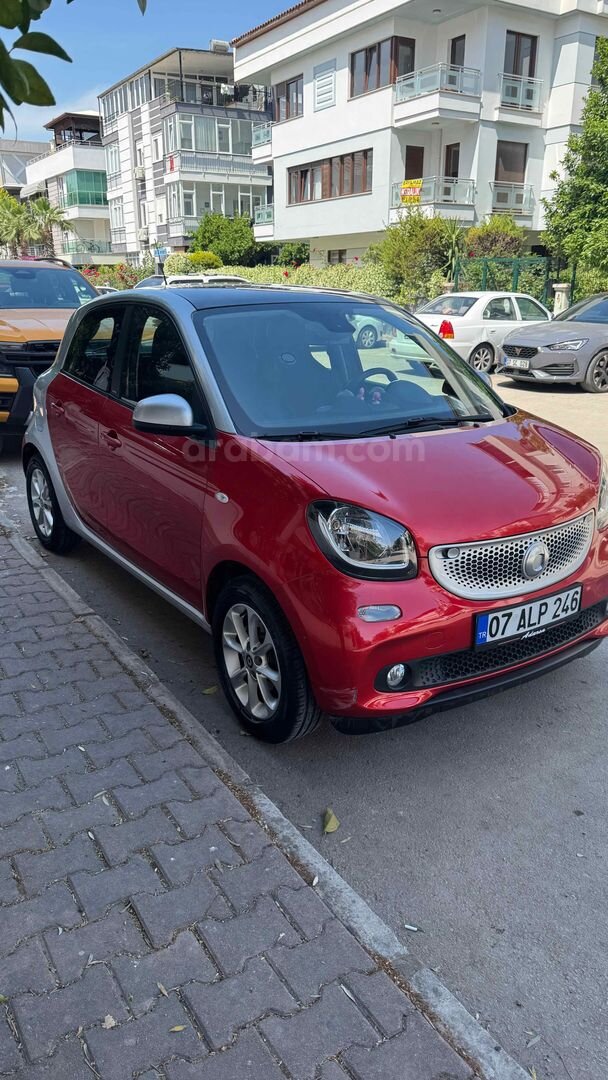 Sahibinden Smart ForTwo 1.0 Passion 2015 Model Antalya 89.000 km Kırmızı 2