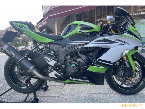 Galeriden Kawasaki Ninja ZX 6R 2015 Model Antalya 49.000 km Yeşil