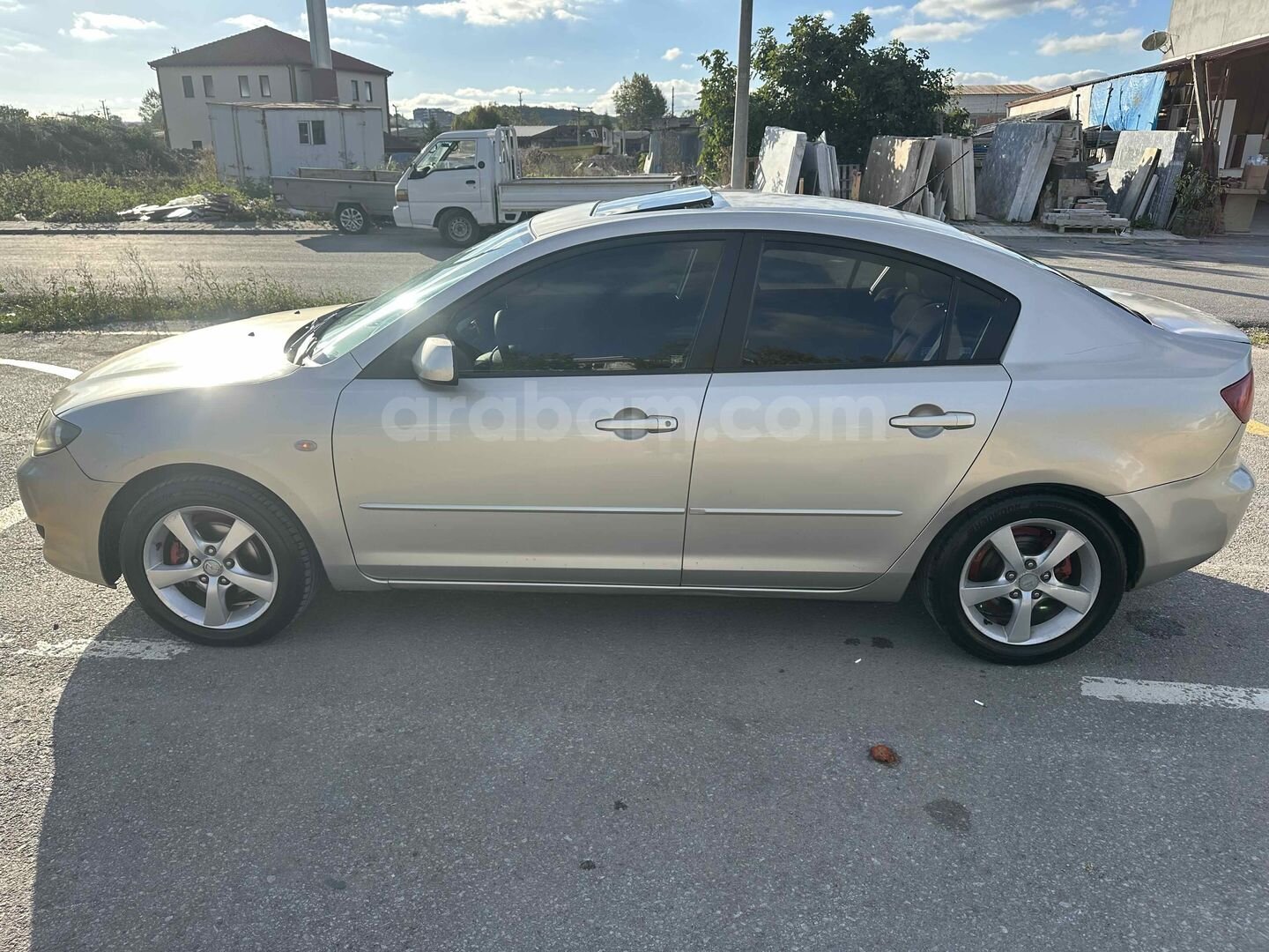 Sahibinden Mazda 3 otomatik vites tramer değişen yok sunroof 1.6 Dynamic 2004 Model 284.000 km Şampanya 5