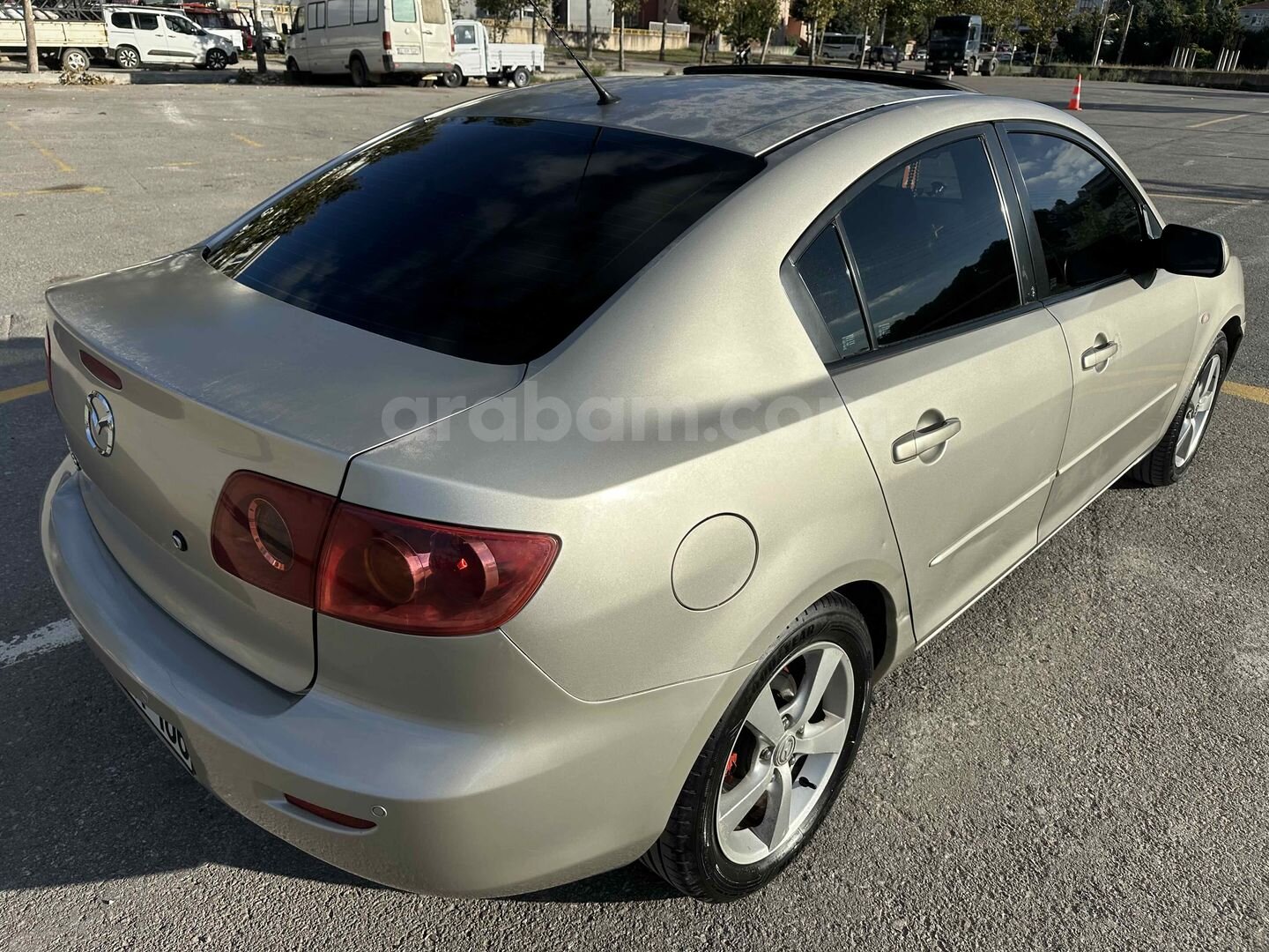 Sahibinden Mazda 3 otomatik vites tramer değişen yok sunroof 1.6 Dynamic 2004 Model 284.000 km Şampanya 4