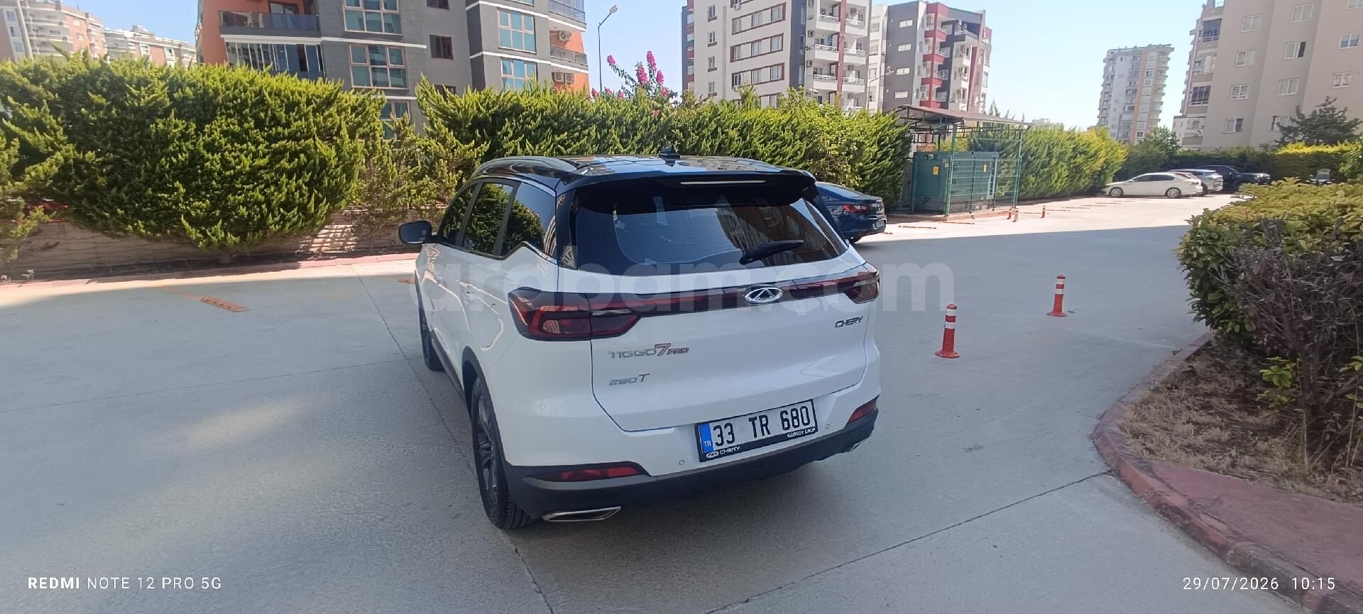 Sahibinden Chery Tiggo 7 Pro 1.6 TGDI Comfort 2023 Model Mersin 18.500 km Beyaz 2