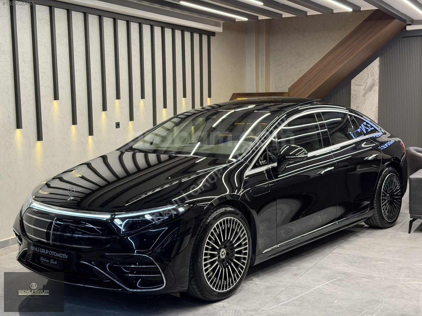 Galeriden Mercedes - Benz EQS 450+ 2024 Model Ankara 25.000 km Siyah 4