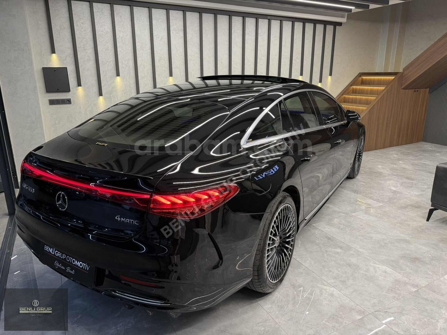 Galeriden Mercedes - Benz EQS 450+ 2024 Model Ankara 25.000 km Siyah 7