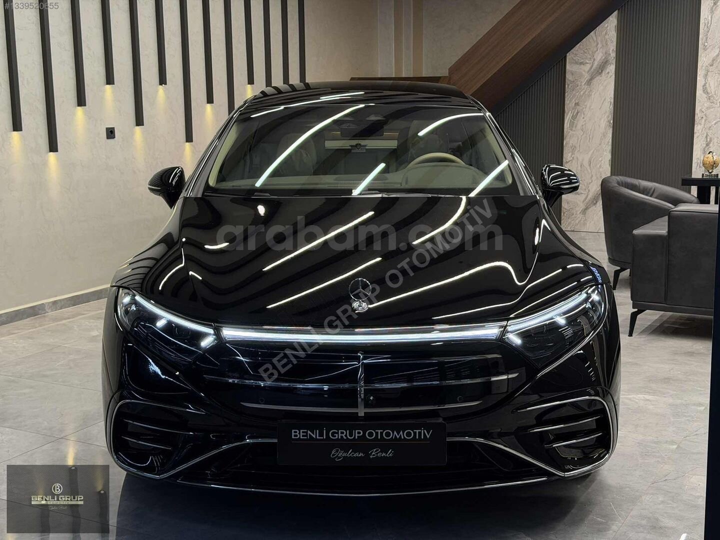 Galeriden Mercedes - Benz EQS 450+ 2024 Model Ankara 25.000 km Siyah 2