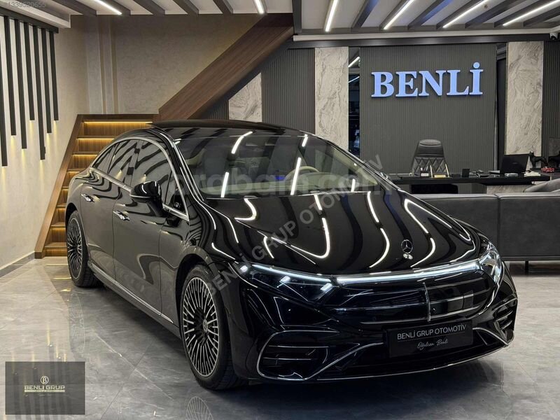 Galeriden Mercedes - Benz EQS 450+ 2024 Model Ankara 25.000 km Siyah